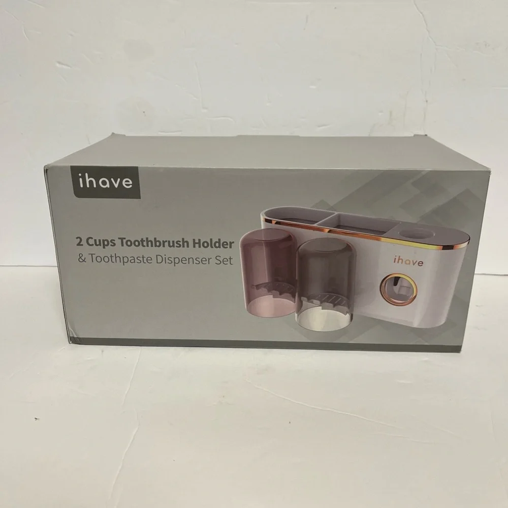 iHave Toothbrush Holder and Dispense‎ Set